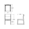 Thumbnail for EDGE Sling Dining Side Chair