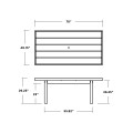 Thumbnail for EDGE 40" x 78" Dining Table