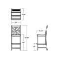 Thumbnail for Chippendale Bar Side Chair