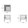 Thumbnail for Modular Corner Chair
