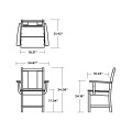 Thumbnail for Prairie Dining Arm Chair