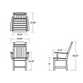 Thumbnail for Cottage Dining Arm Chair