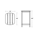 Thumbnail for South Beach 26" Counter Side Table