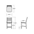 Thumbnail for Savannah Counter Side Chair