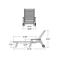Thumbnail for Signature Chaise with Wheels