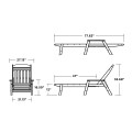 Thumbnail for Cottage Chaise with Arms