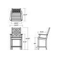 Thumbnail for Wovendale Counter Arm Chair