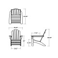 Thumbnail for Cottage Adirondack Chair