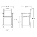Thumbnail for La Casa Café Counter Arm Chair