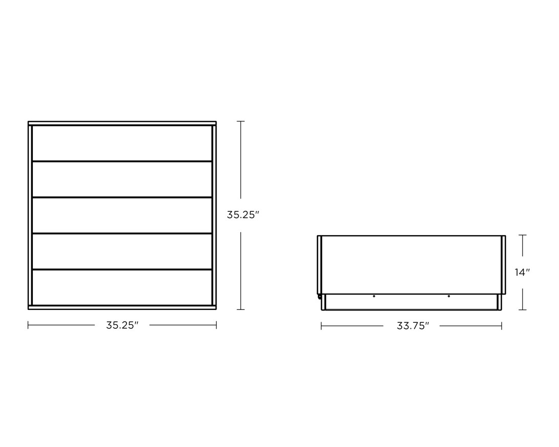 Dimensions for Elevate Modular Table
