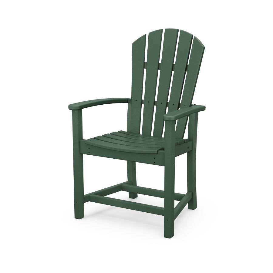 POLYWOOD Palm Coast Upright Adirondack Chair in Green