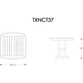 Thumbnail for Yacht Club 37" Dining Table