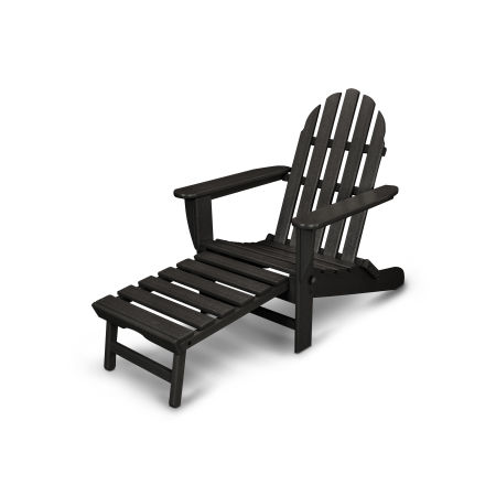 POLYWOOD Classics Ultimate Adirondack Chair in Black