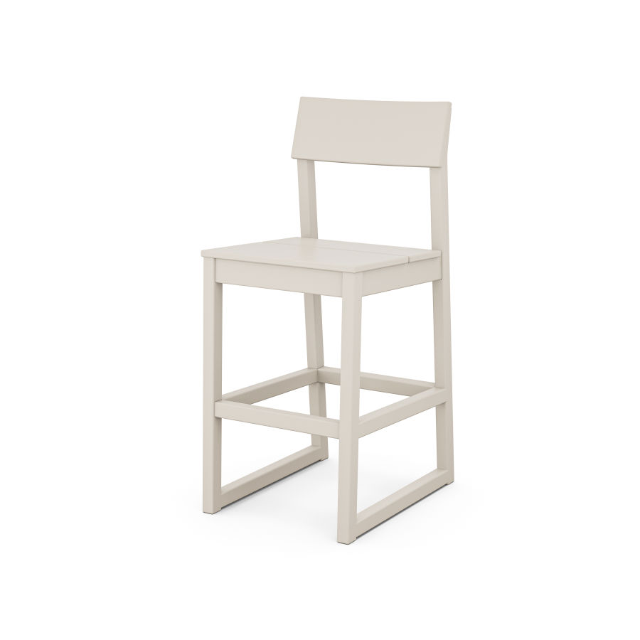POLYWOOD EDGE Bar Side Chair in Sand