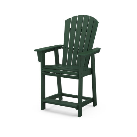 Nautical Adirondack Counter Chair in Green