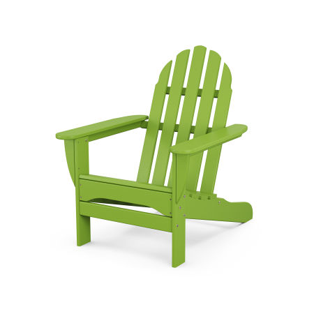 POLYWOOD Classics Adirondack Chair in Lime