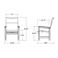 Thumbnail for Coastal Woven High-Back Dining Chair