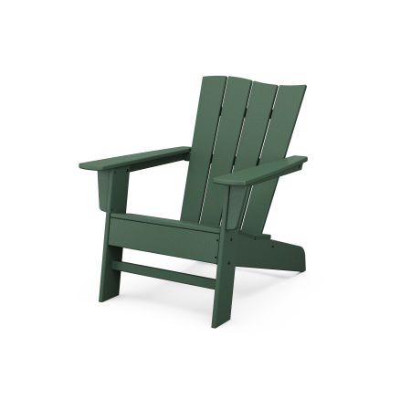POLYWOOD The Wave Chair Left in Green