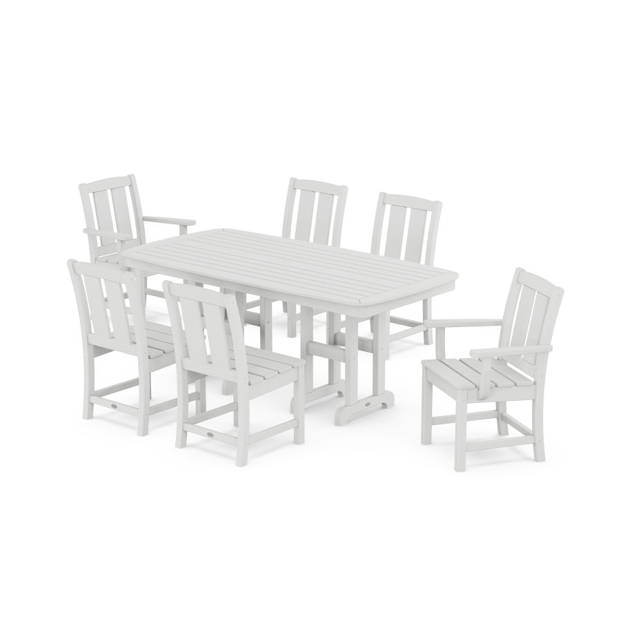 POLYWOOD Mission 7-Piece Dining Set in White