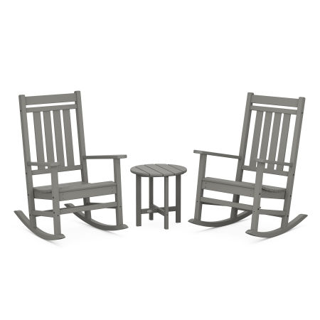 Estate 3-Piece Rocking Chair Set in Slate Grey
