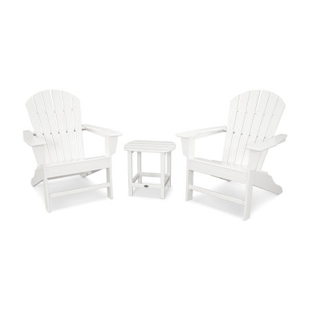 South Beach Adirondack 3-Piece Set in White