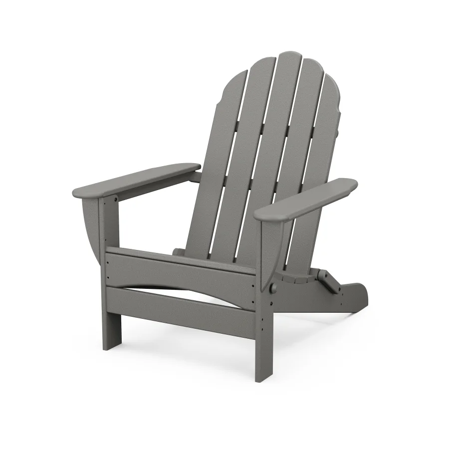 POLYWOOD Classic Oversized Folding Adirondack Chair