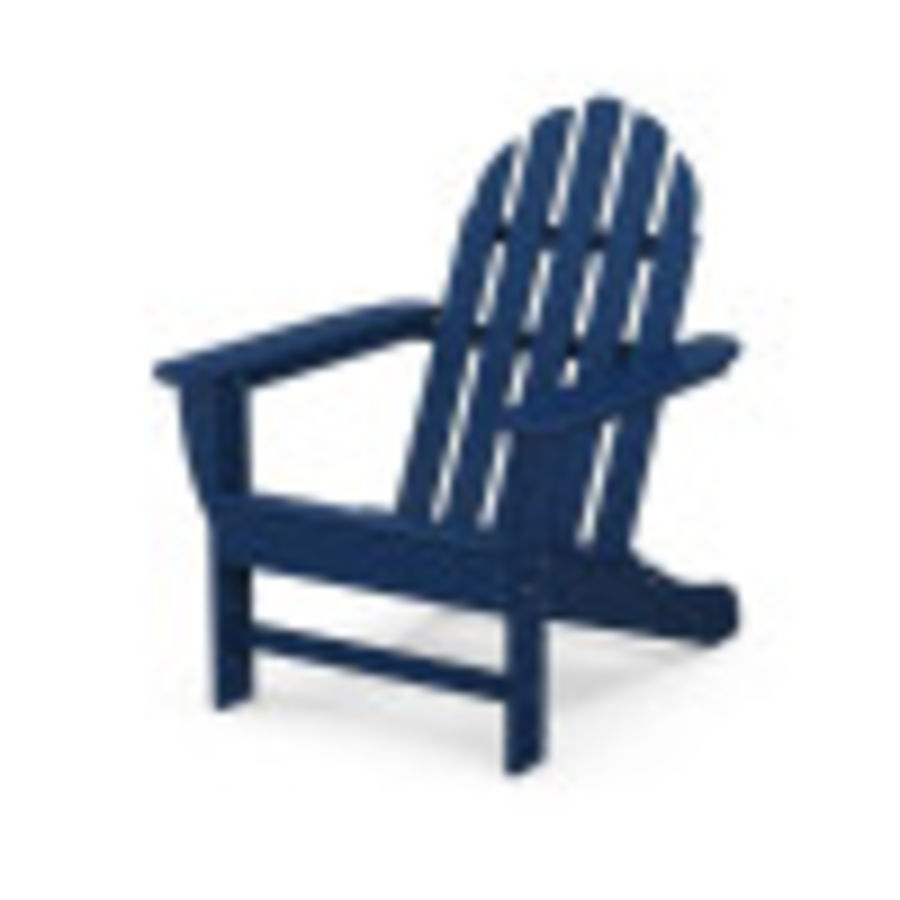 POLYWOOD Classic Adirondack Chair in Navy