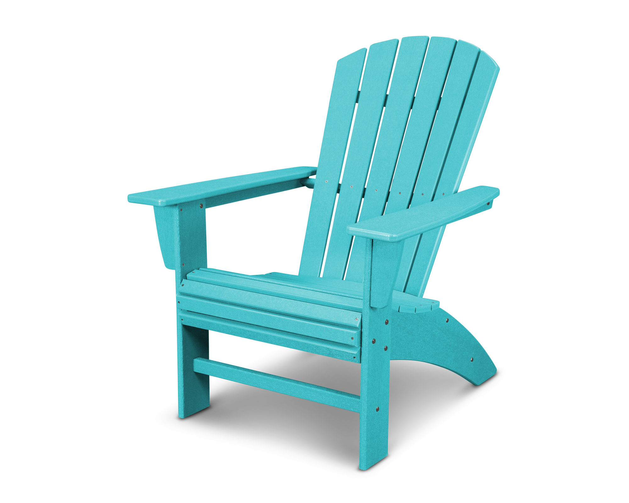 POLYWOOD® Nautical Curveback Adirondack Chair in Vintage Finish