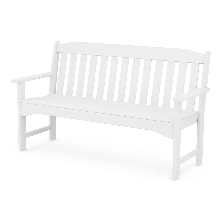 POLYWOOD Cottage 60" Bench in White