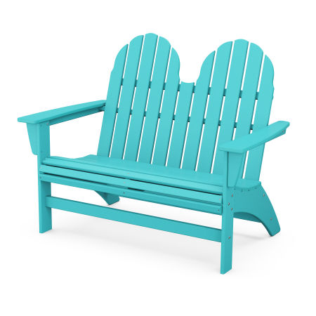 POLYWOOD Vineyard 48" Adirondack Bench in Aruba