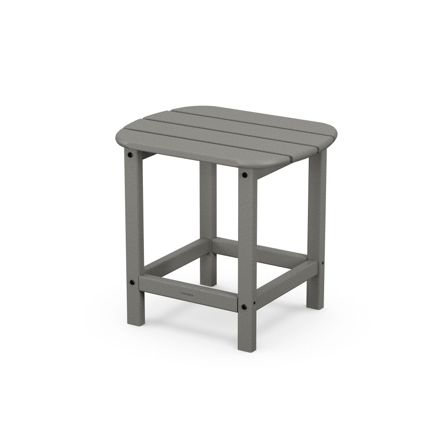 POLYWOOD 18" Side Table in Slate Grey