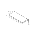 Thumbnail for Bench Seat Cushion - 18.5"D x 43.5"W x 2.5"H