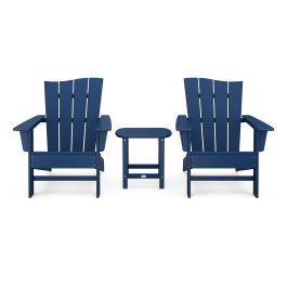 polywood blue adirondack chairs