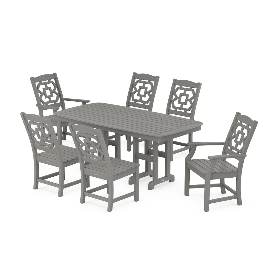 POLYWOOD Chinoiserie 7-Piece Dining Set