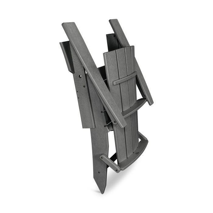 POLYWOOD Quattro Folding Chair 5-Piece Conversation Set