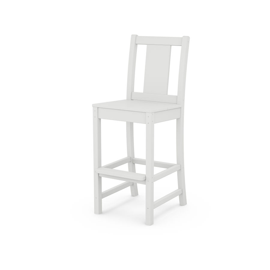 POLYWOOD Prairie Bar Side Chair in White