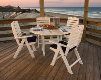 Polywood nautical shop dining set