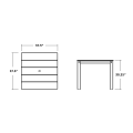Thumbnail for Parsons 38" Square Dining Table