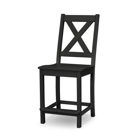 Braxton Counter Side Chair in Black
