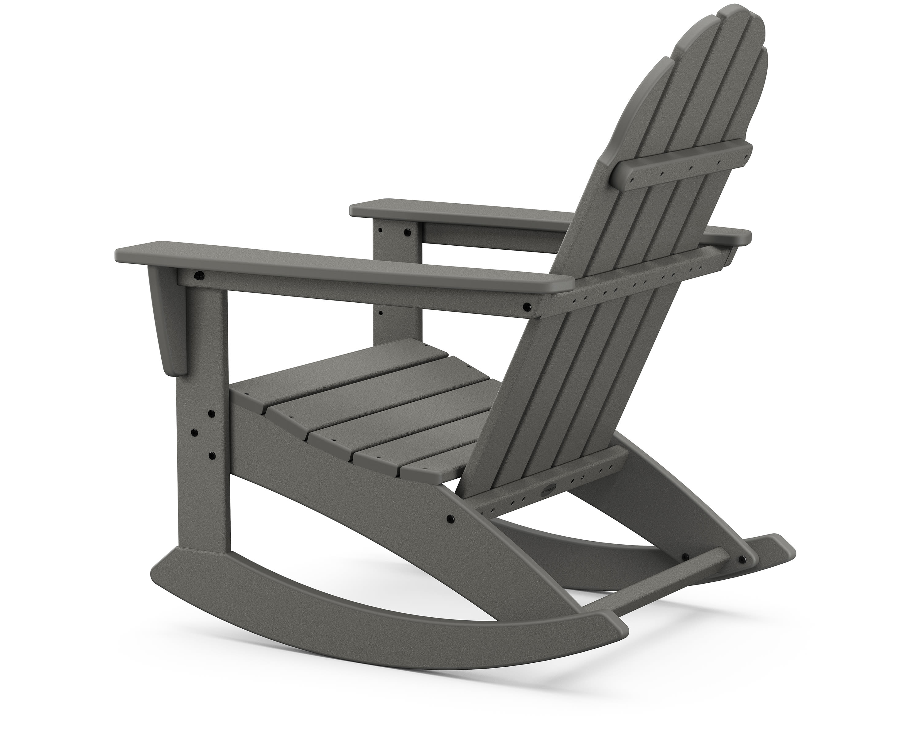 POLYWOOD® Vineyard Adirondack Rocking Chair ADR400 POLYWOOD