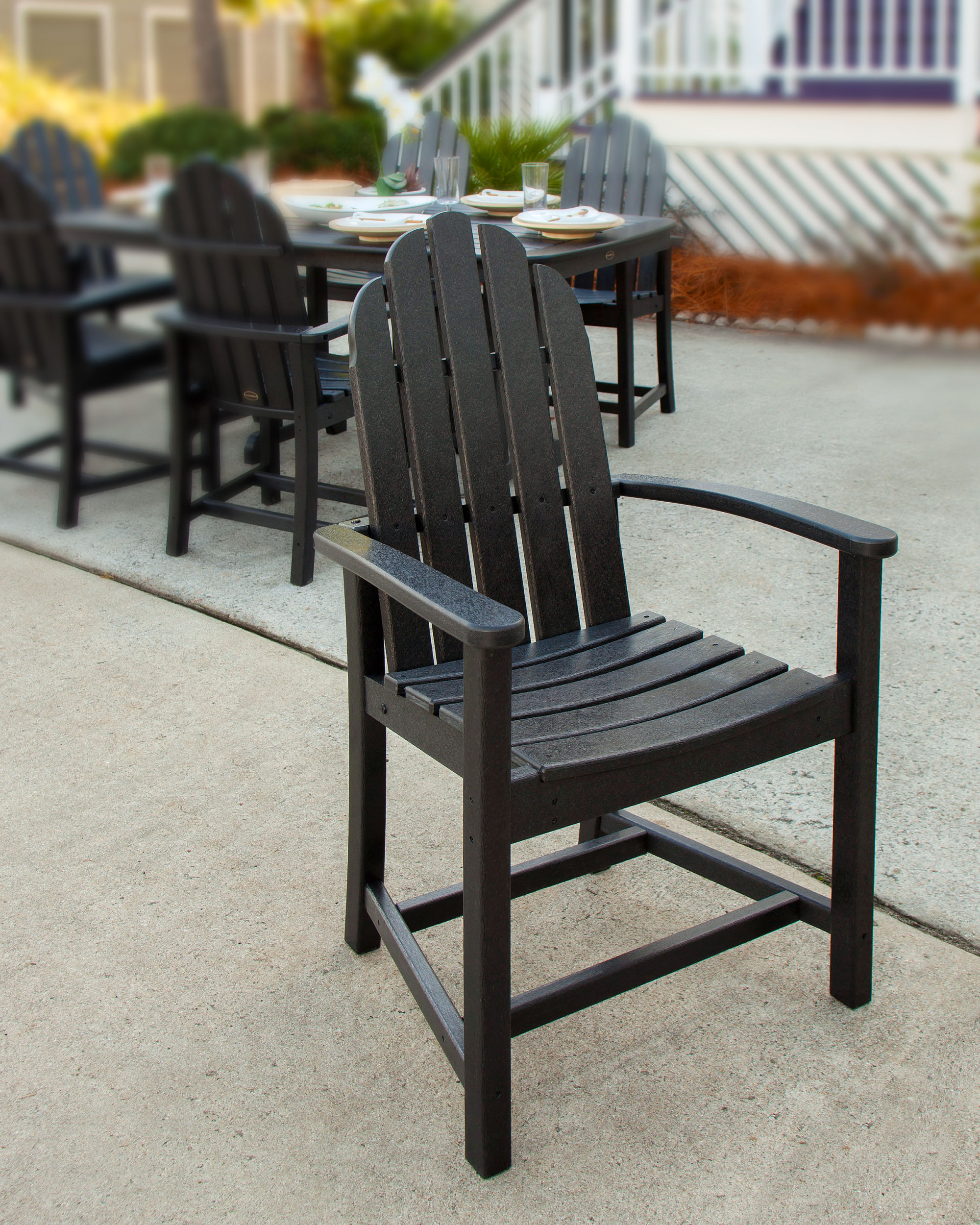 polywood classic adirondack dining chair