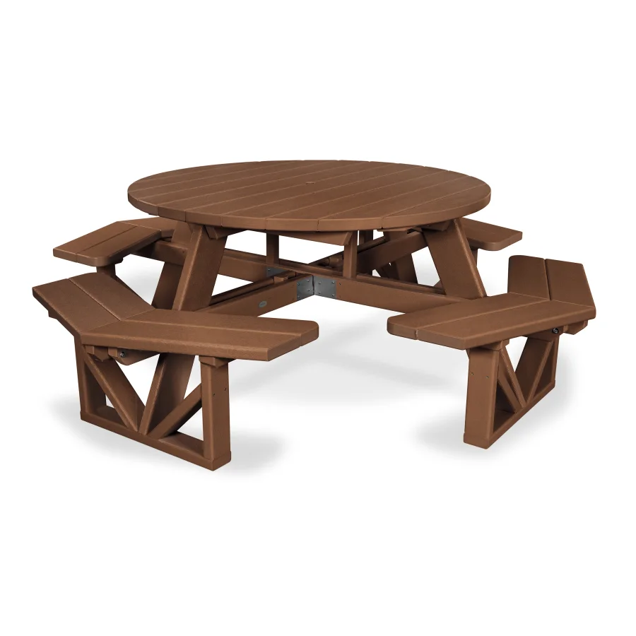 POLYWOOD Park 53" Octagon Table in Teak