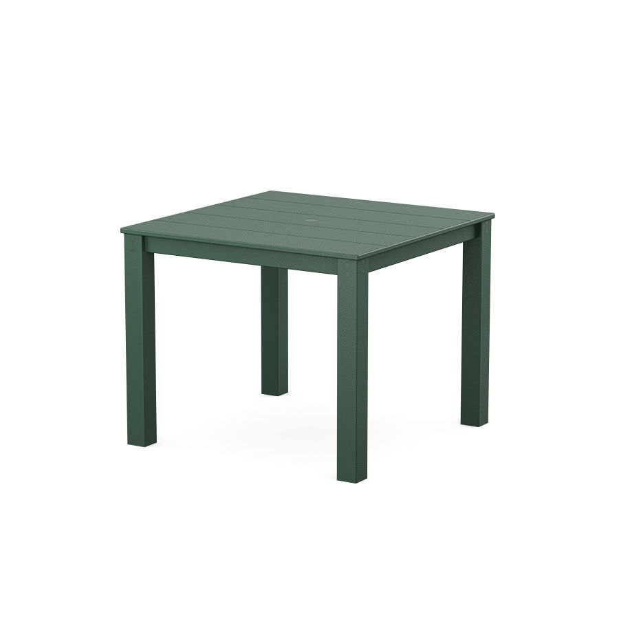 POLYWOOD Parsons 38" X 38" Dining Table in Green