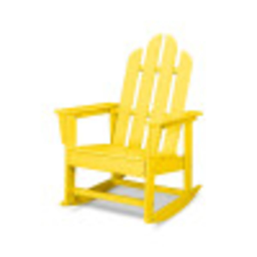 POLYWOOD Long Island Rocking Chair in Lemon