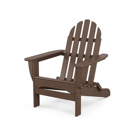 POLYWOOD Classics Folding Adirondack in Mahogany