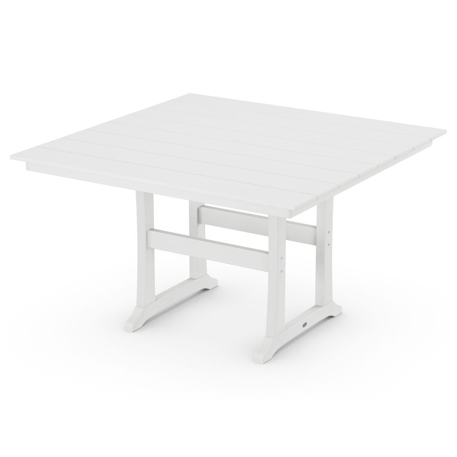 POLYWOOD 59" Counter Table in White