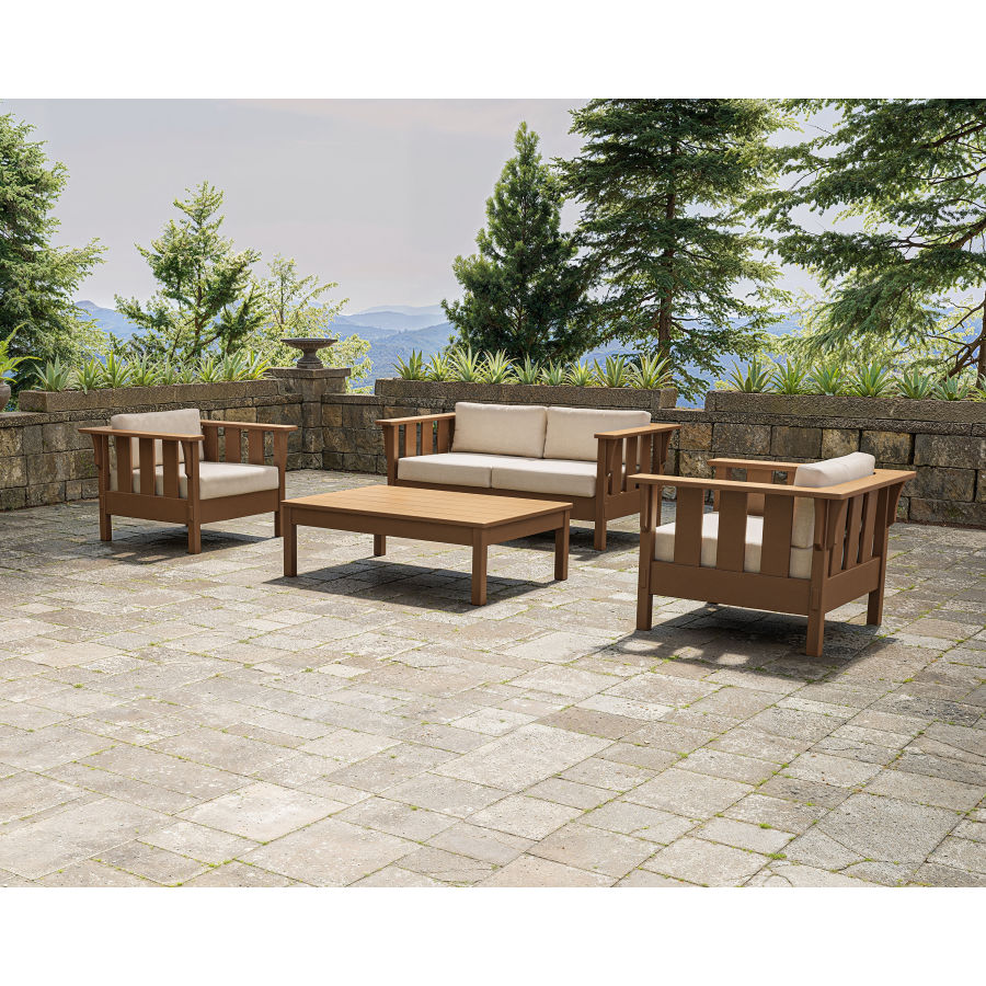 Acadia 4-Piece Deep Seating Set with Loveseat