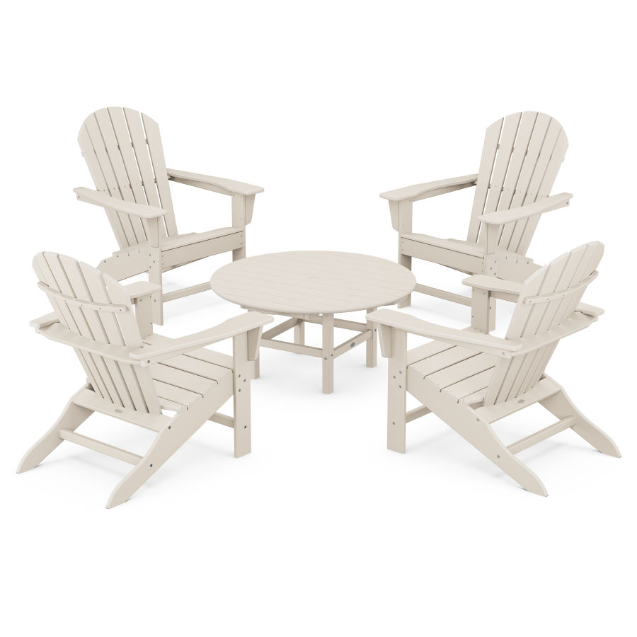 POLYWOOD 5-Piece Conversation Group in Sand