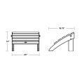 Thumbnail for Classic Adirondack Folding Ottoman