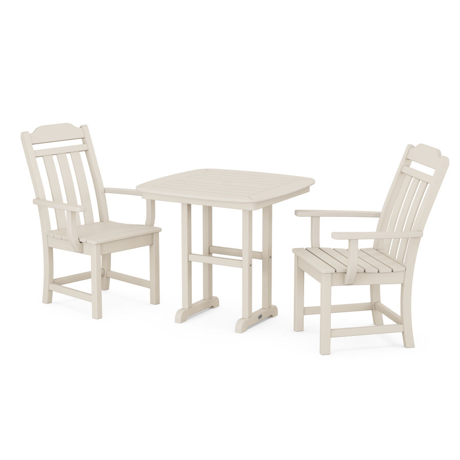 POLYWOOD Country Living 3-Piece Dining Set in Sand